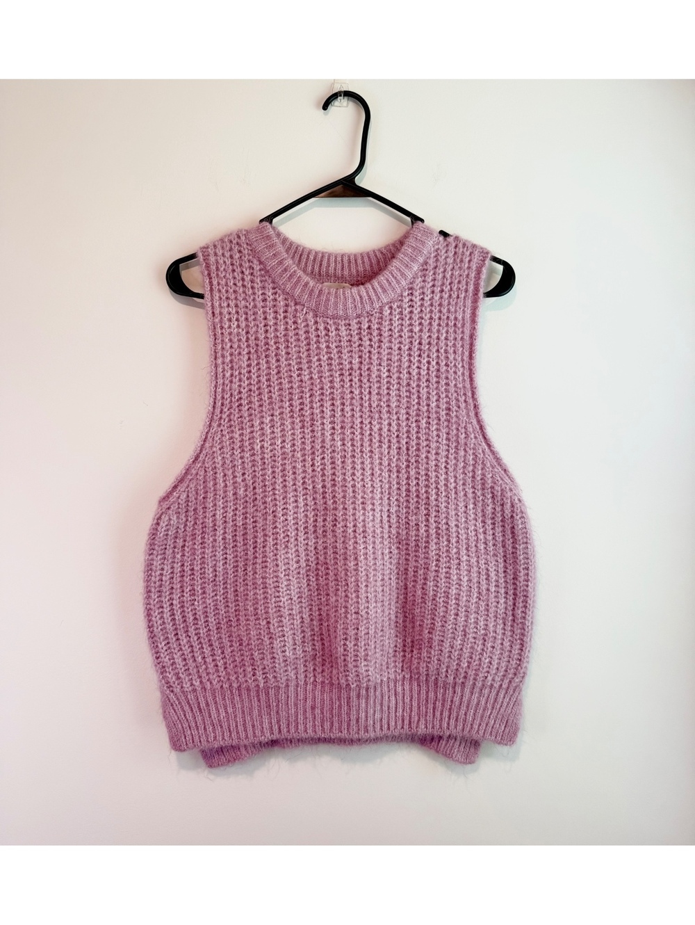 Universal Thread Purple Sleeveless Knit Sweater Vest Size S
